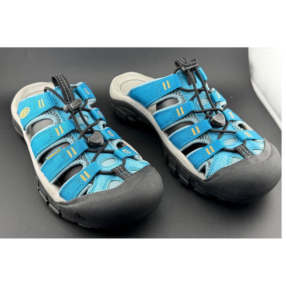 Keen Newport H2-Slide Sandals, Blue Grey, Waterproof Shoes, 1027312, Mens 7.5